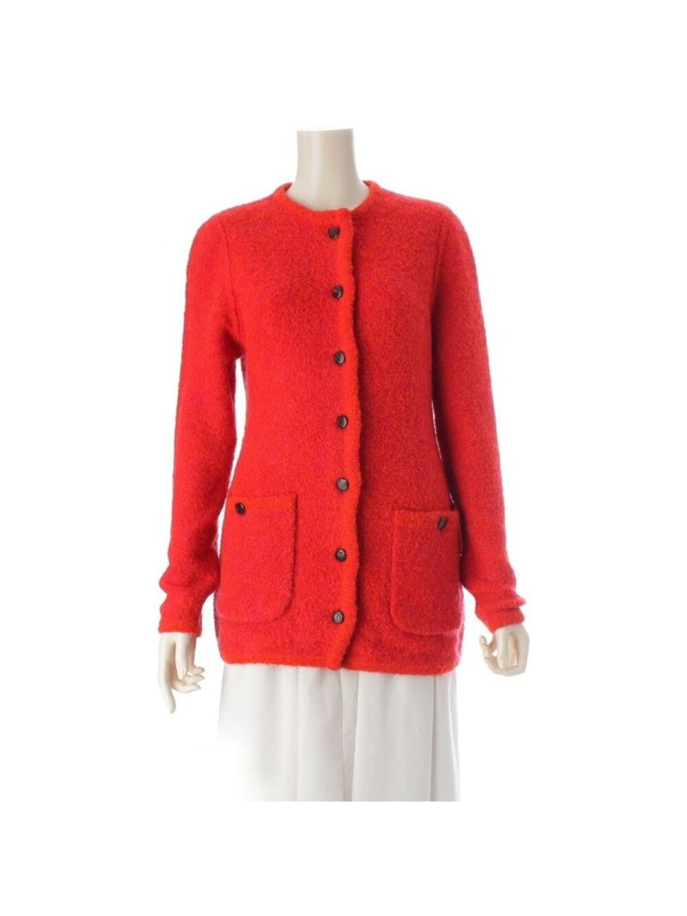 Gucci Era 95 Alpaca Mohair Crew Neck Cardigan